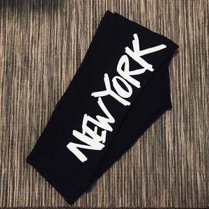 Lululemon SoulCycle cropped leggings “New York”